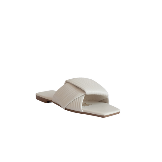 White Shell Sandal