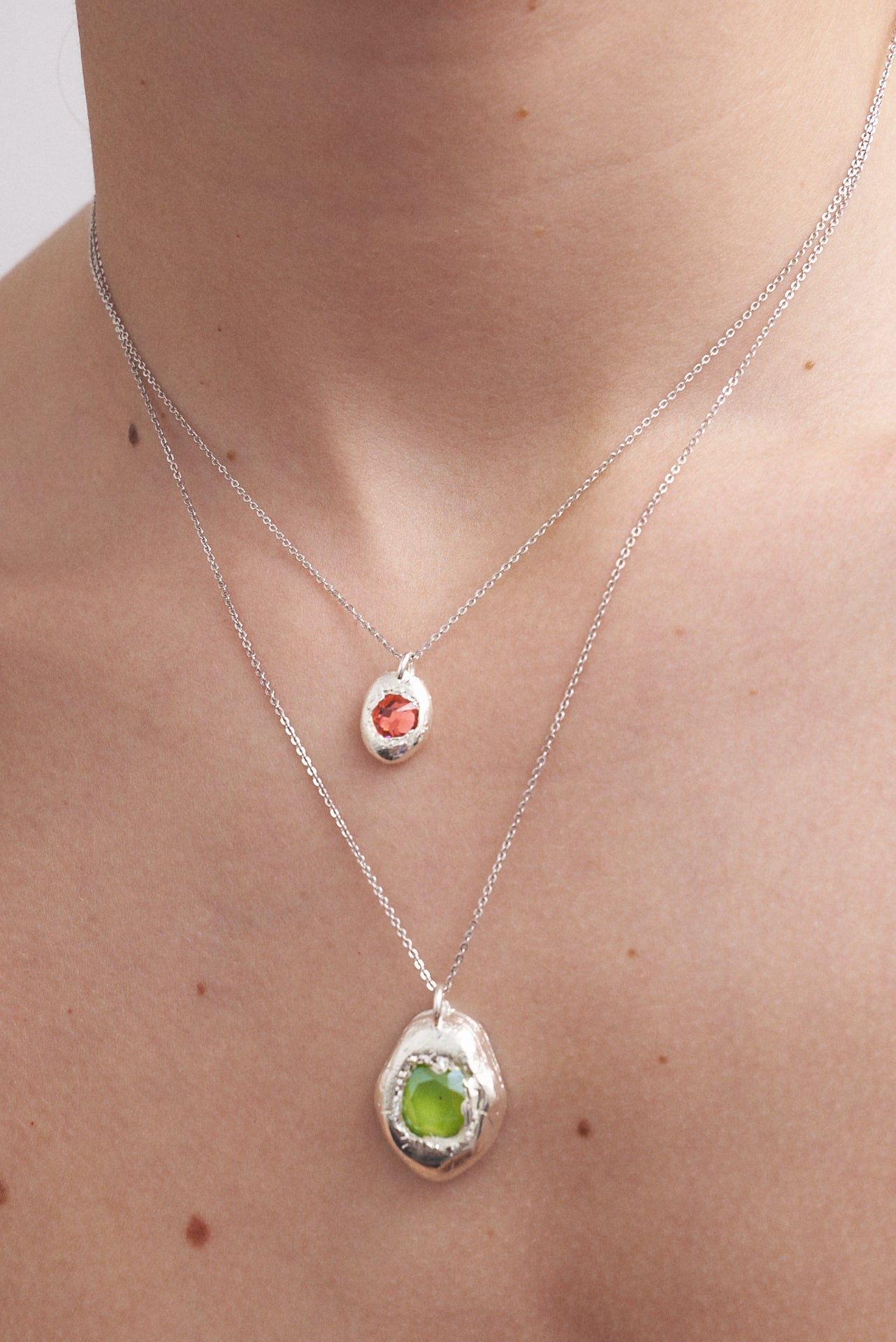Ophelia Mini Silver Necklace