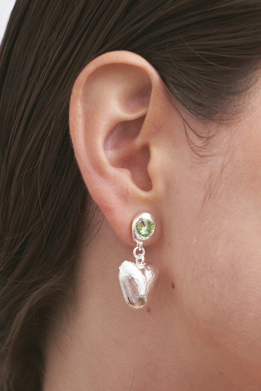 Silver Aphrodite Earrings
