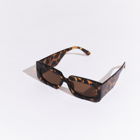 Rectangular Print Sunglasses