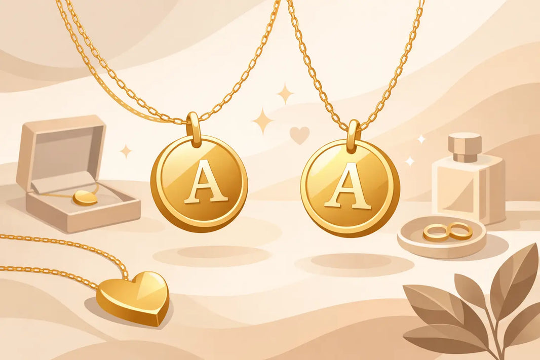 Collares de inicial personalizada para llevar tu sello