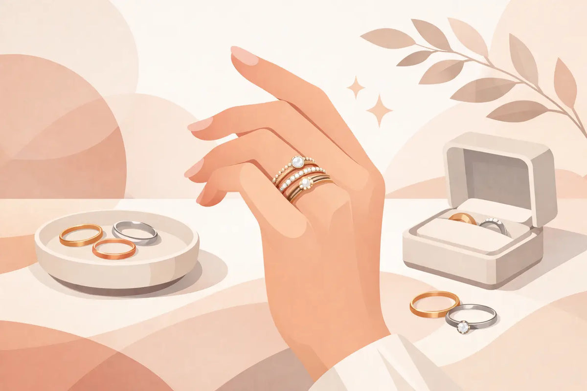 Anillos apilables para mujer con estilo