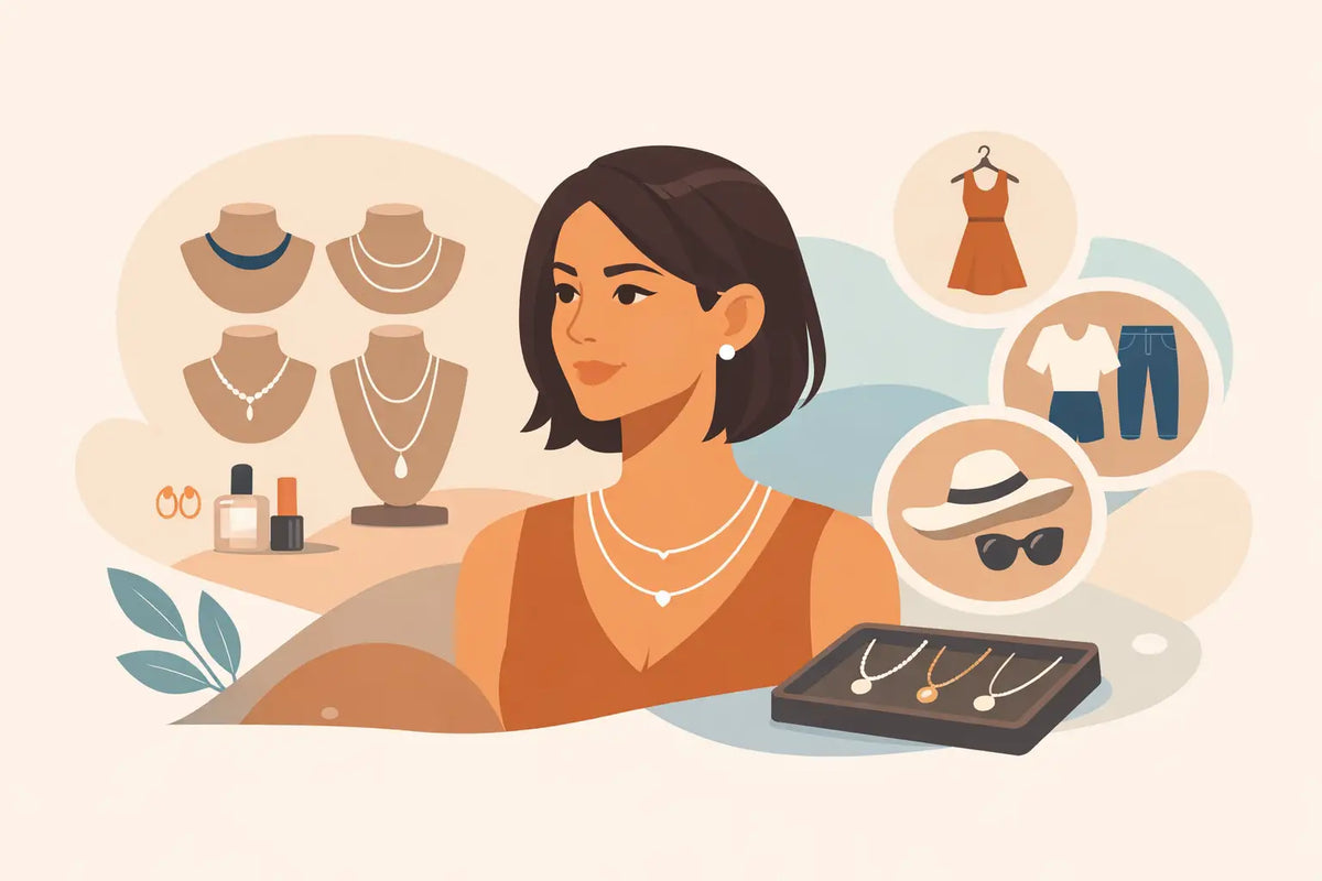 Cómo elegir longitud de collar según tu estilo