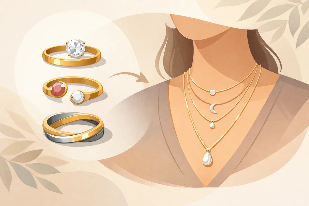 Anillos para combinar collares con estilo