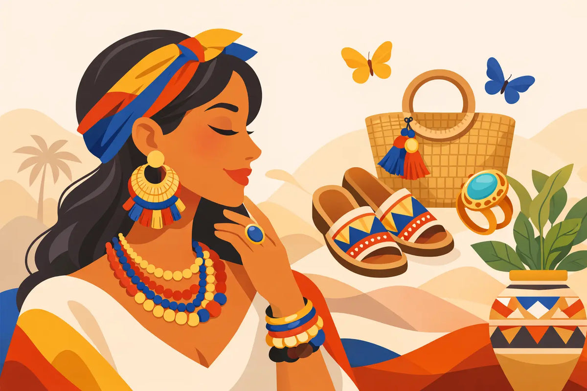 Accesorios colombianos para mujer con estilo