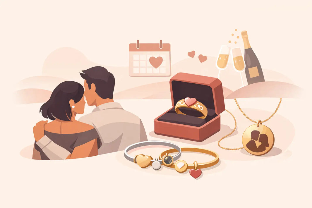 Joyería personalizada para aniversario con sentido