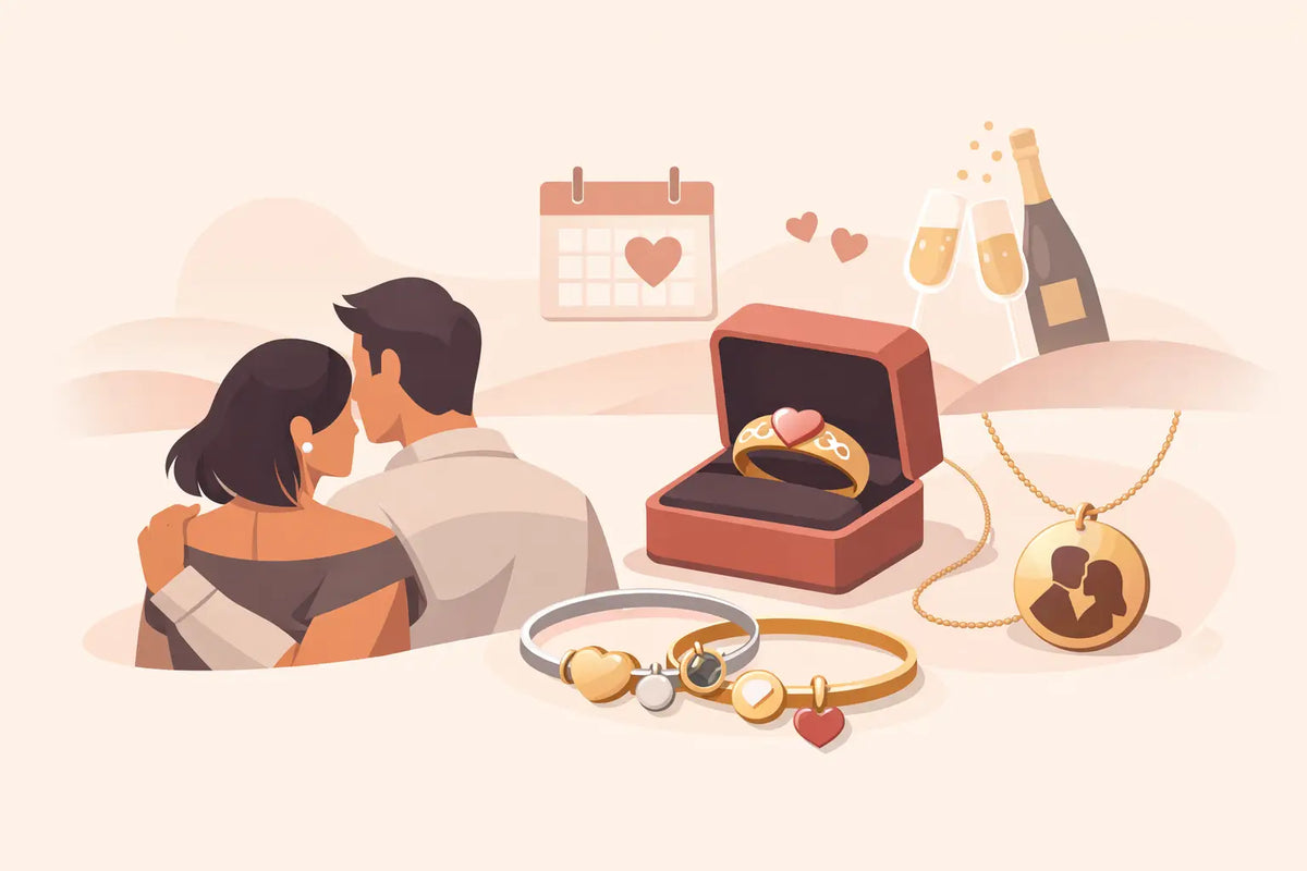 Joyería personalizada para aniversario con sentido