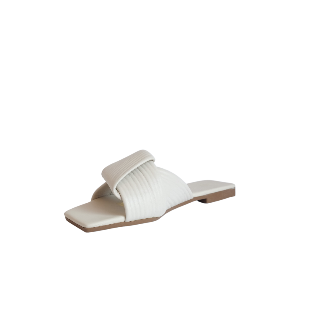 White Shell Sandal