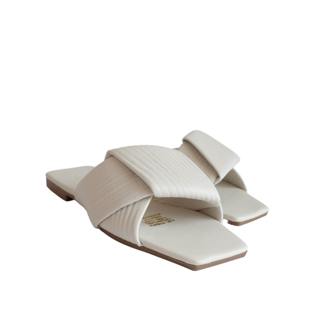 White Shell Sandal