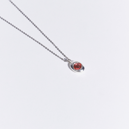 Ophelia Mini Silver Necklace