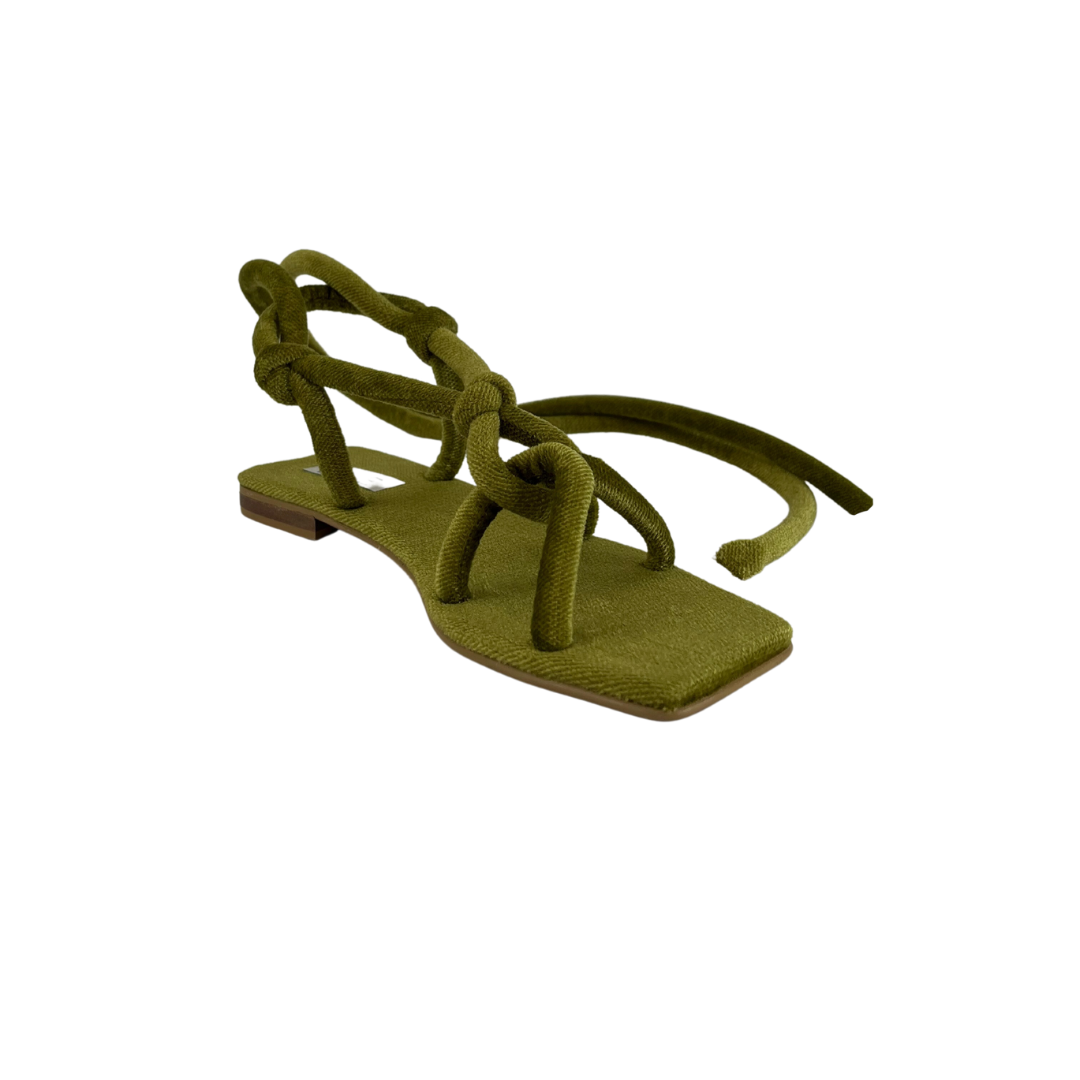 Liana Sandal Pistachio Knots