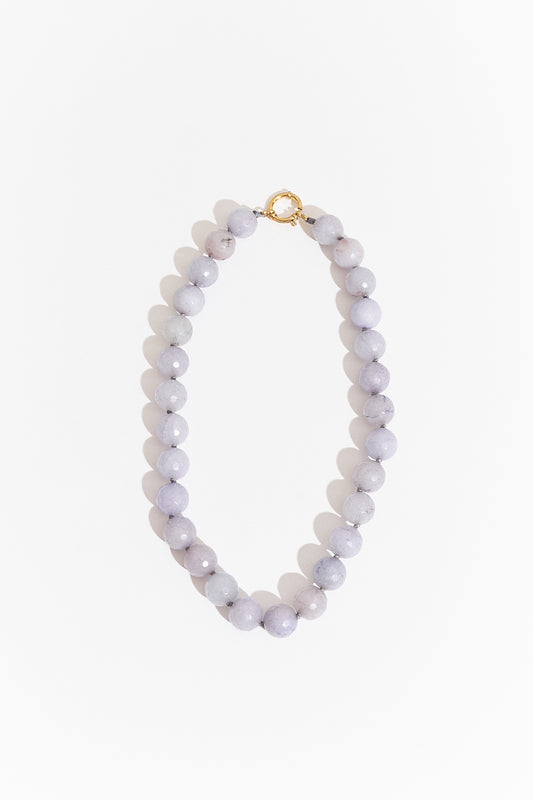Lilac Agate Necklace