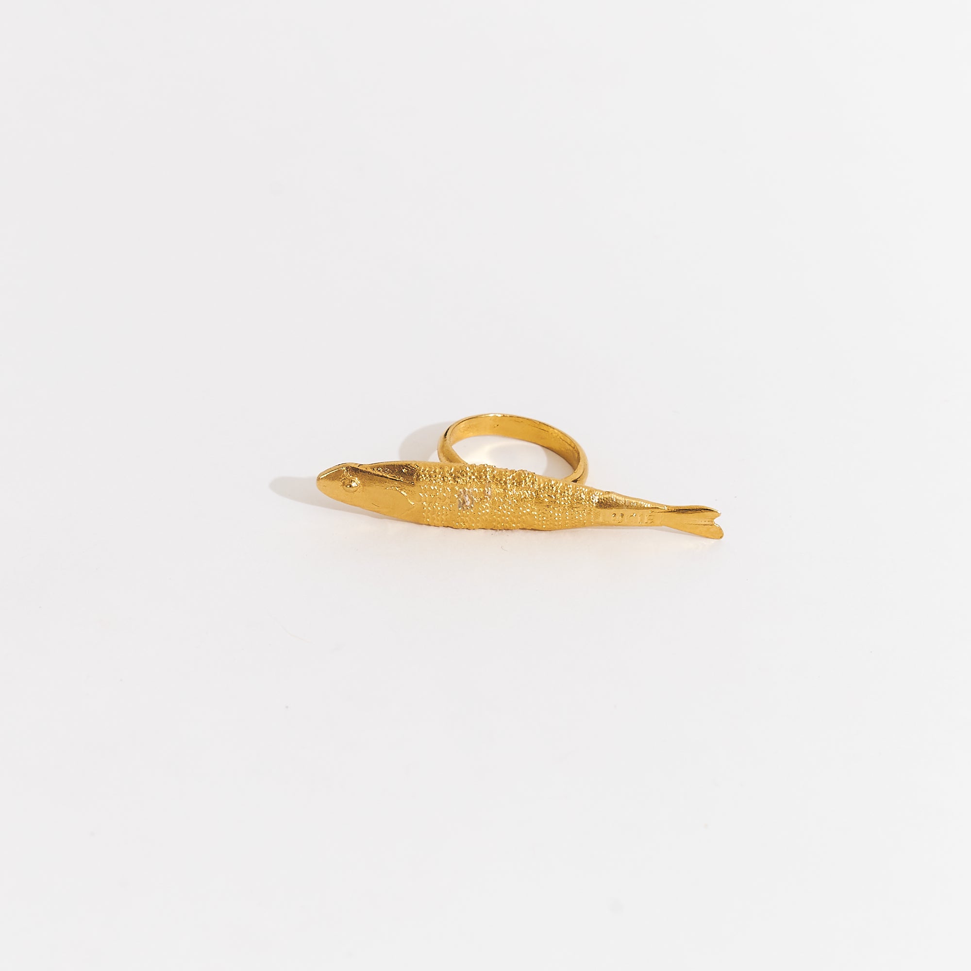 Anillo Boquerón Dorado