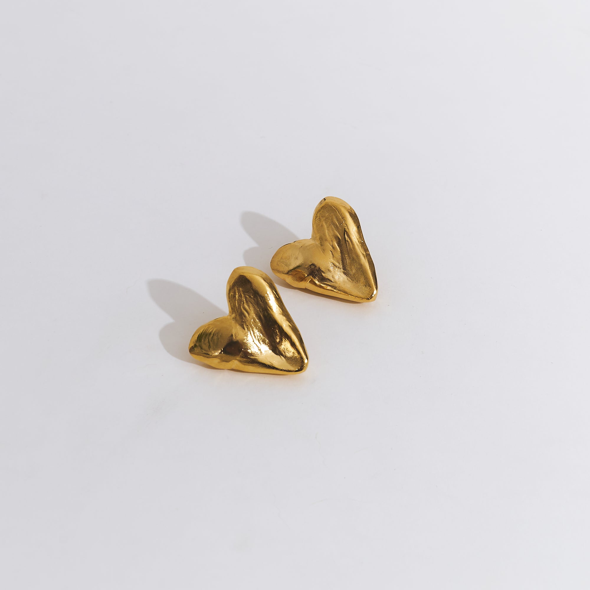 Aretes Un amor maxi dorado