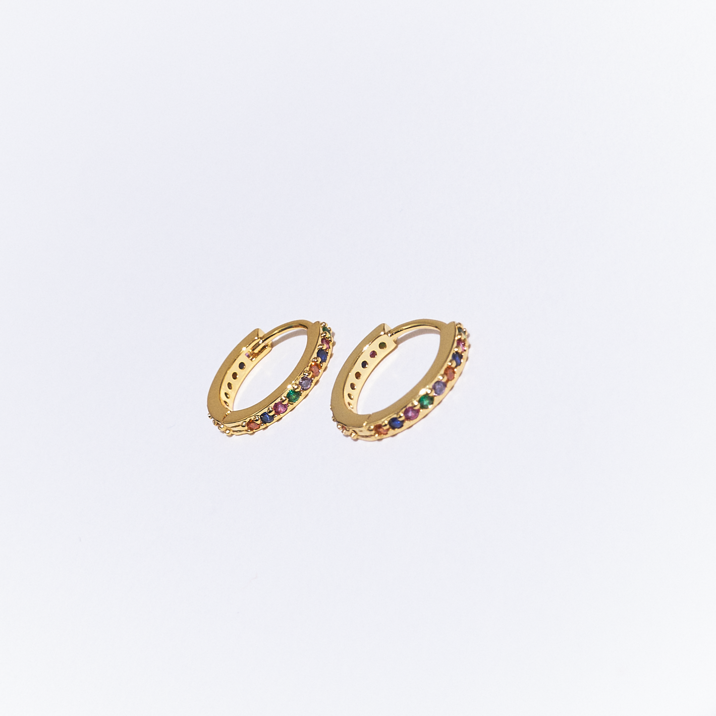 Hoops Zircon Multicolor Golden