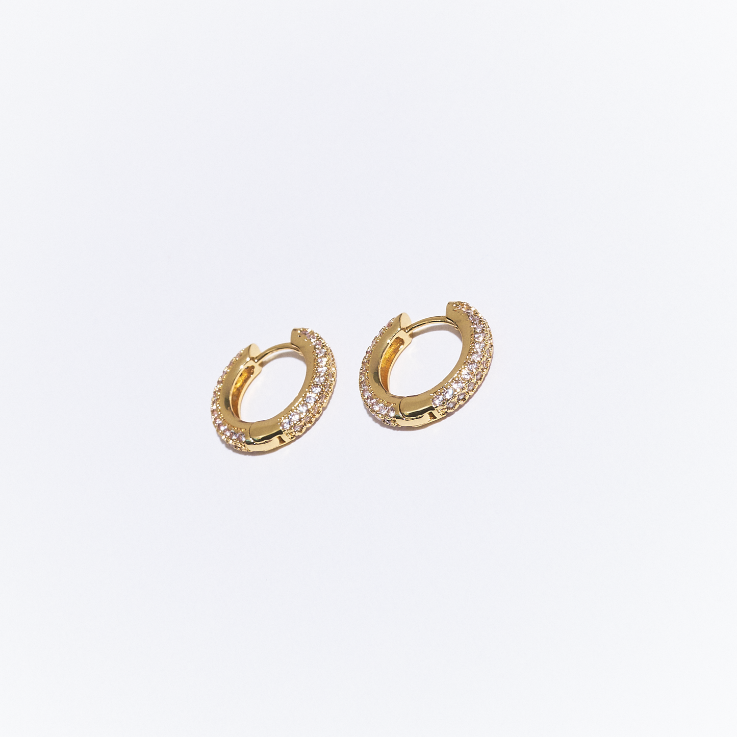 Golden Transparent Egyptian Hoops