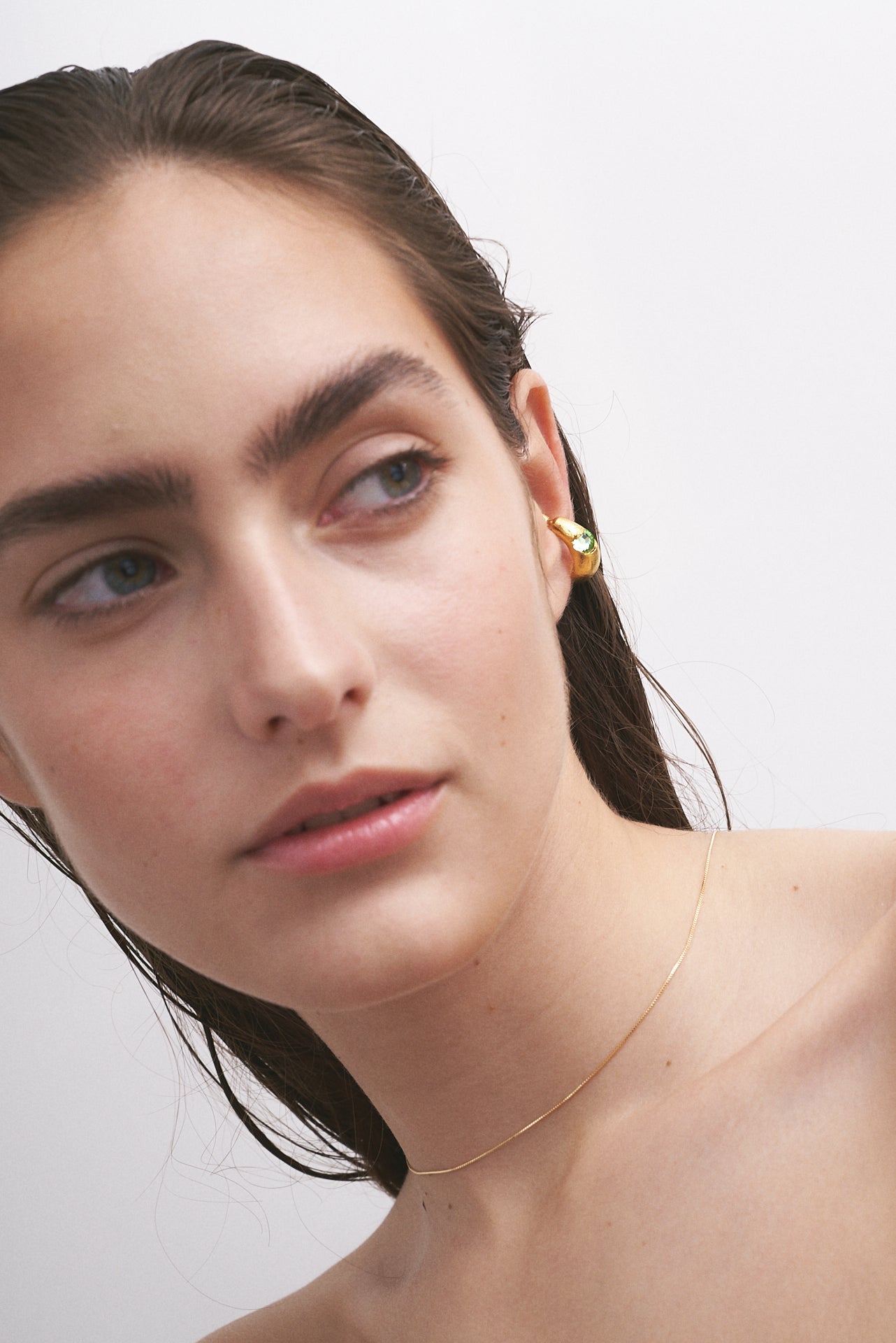 Golden Atlas Earcuff