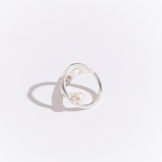 Silver Pearl Reborn Ring