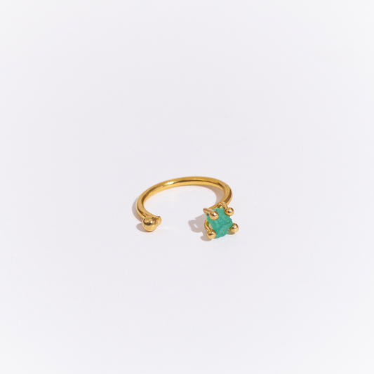 Pipo Emerald Spider Ring