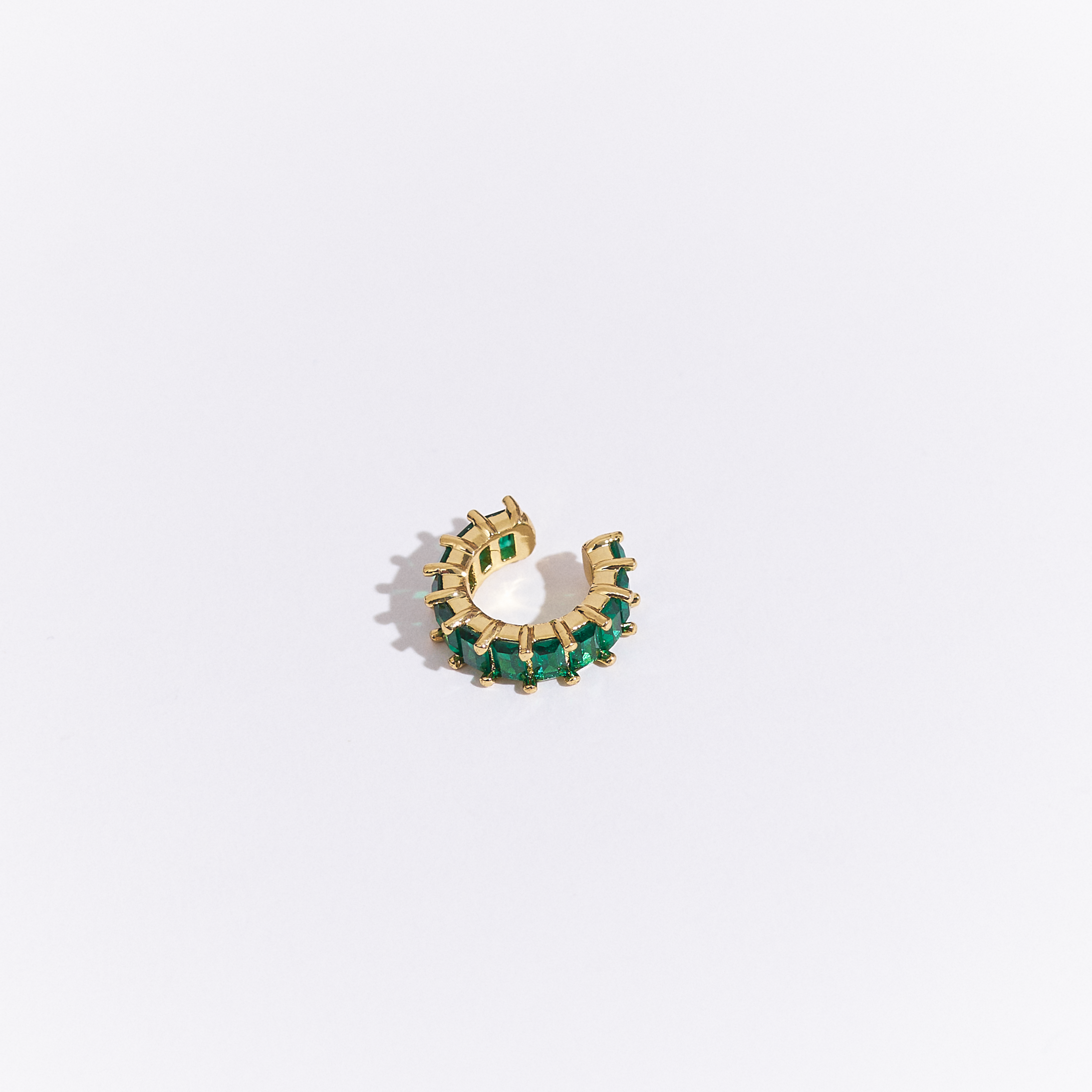 Earcuff Zircons Green