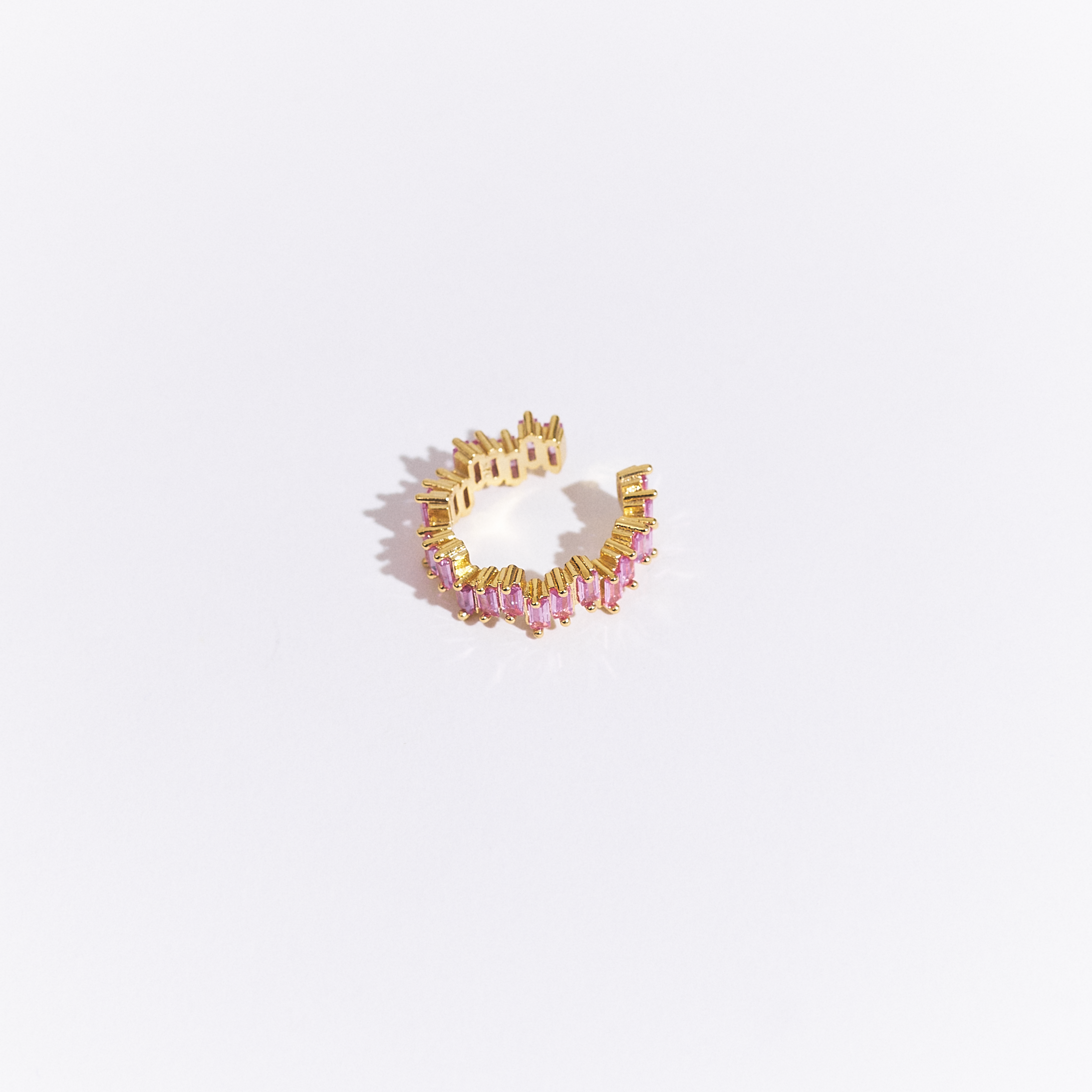 Earcuff Zircons Pink