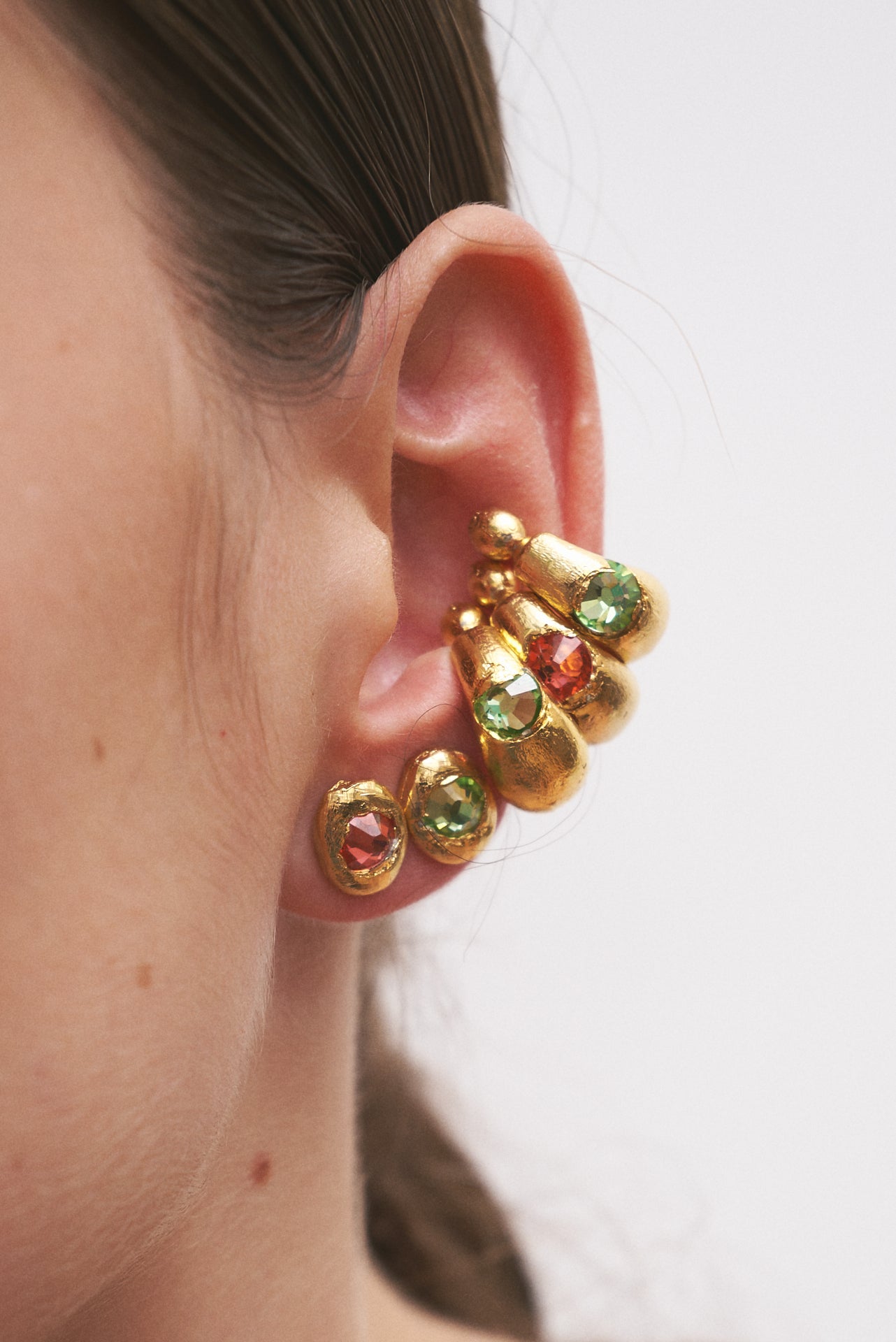 Golden Atlas Earcuff