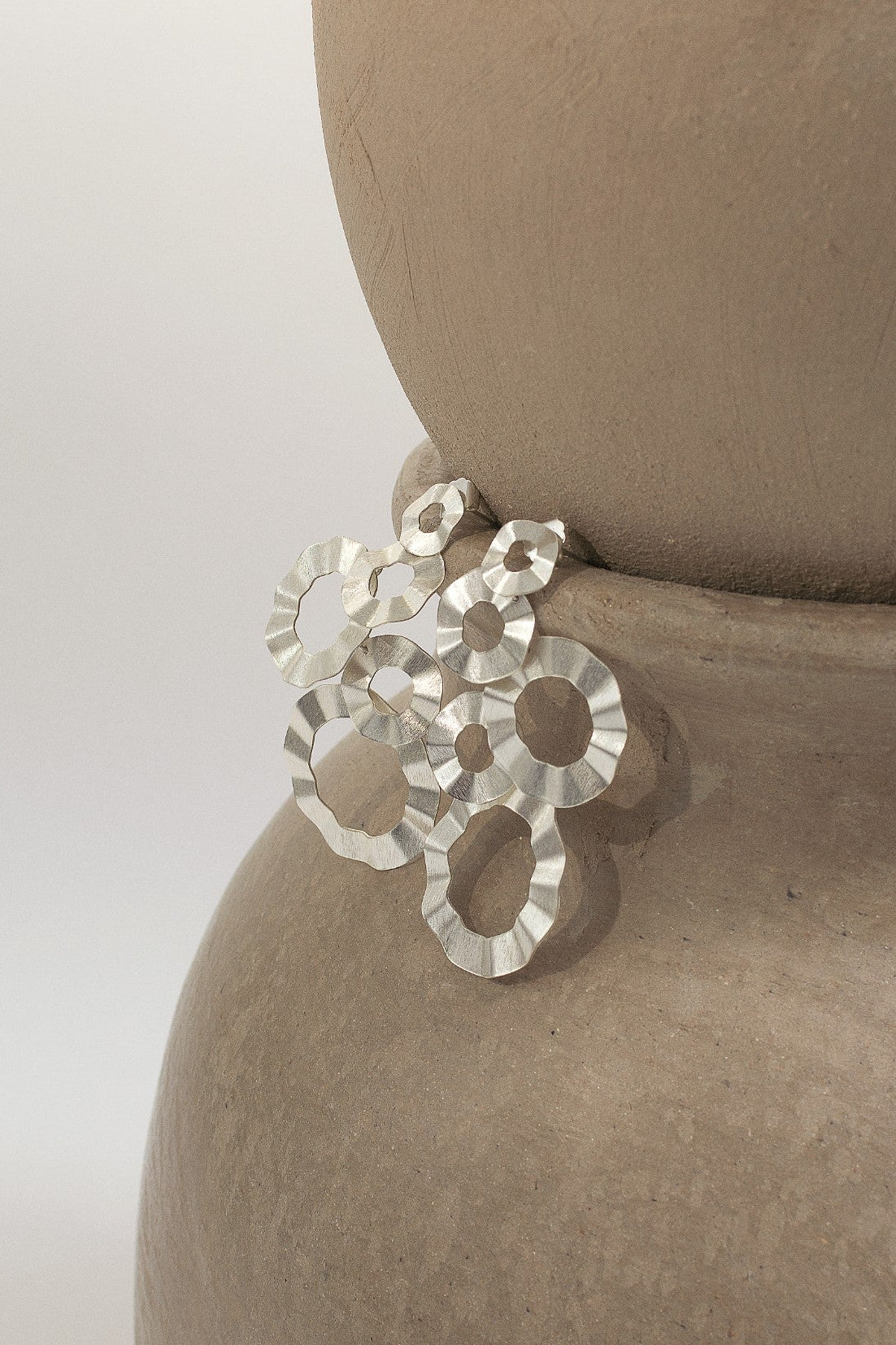 Five Coin Wave Earrings