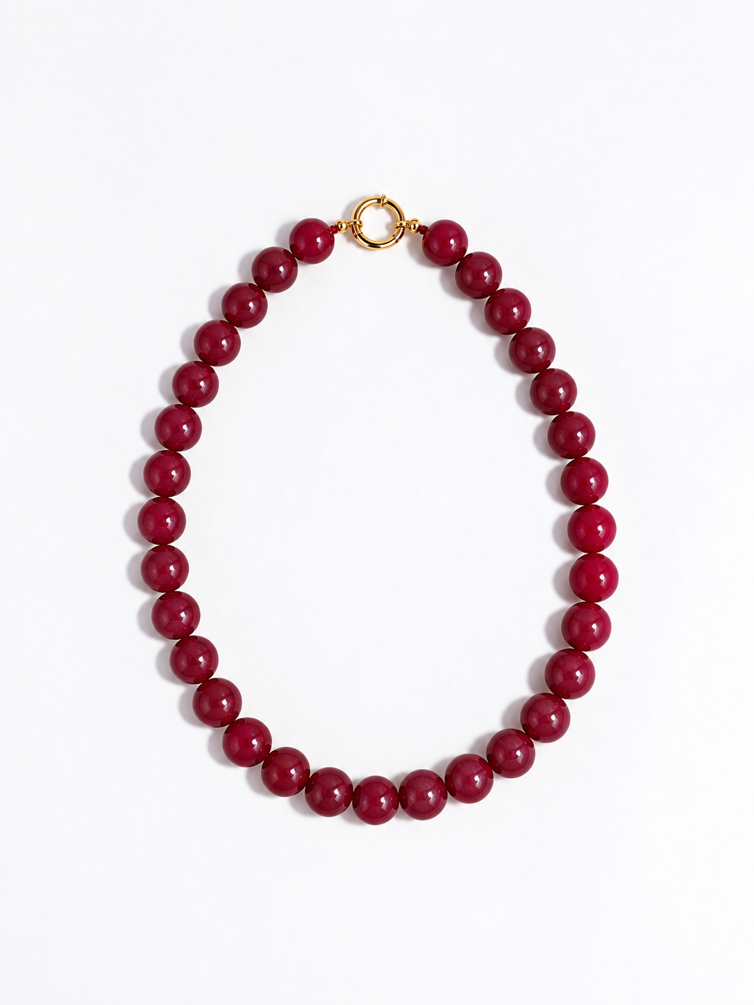 Collar Ágata Vinotinto