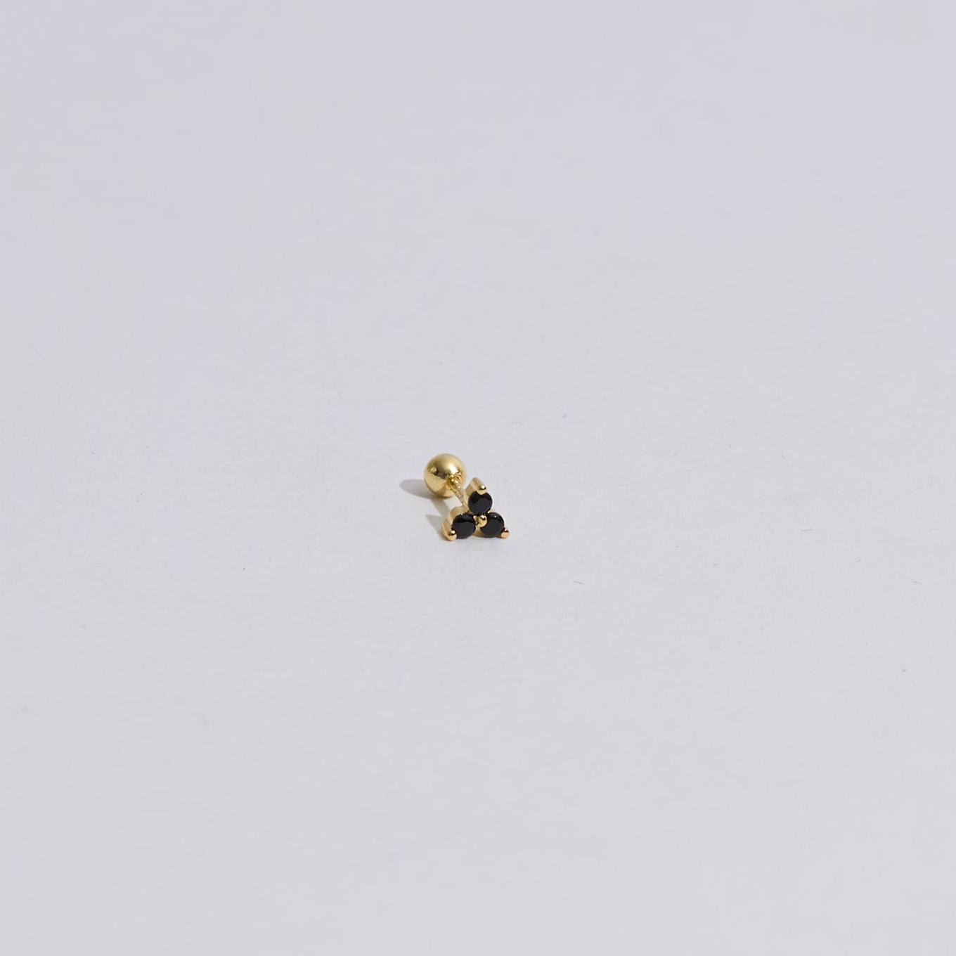 Piercing 6 black zircons