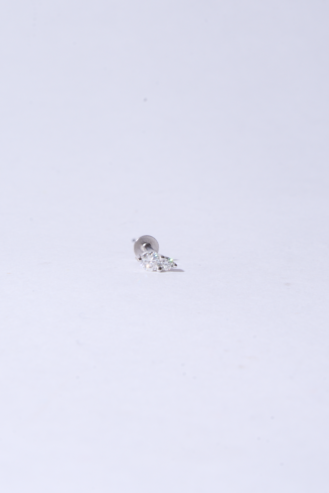 Piercing Ocho Plateado