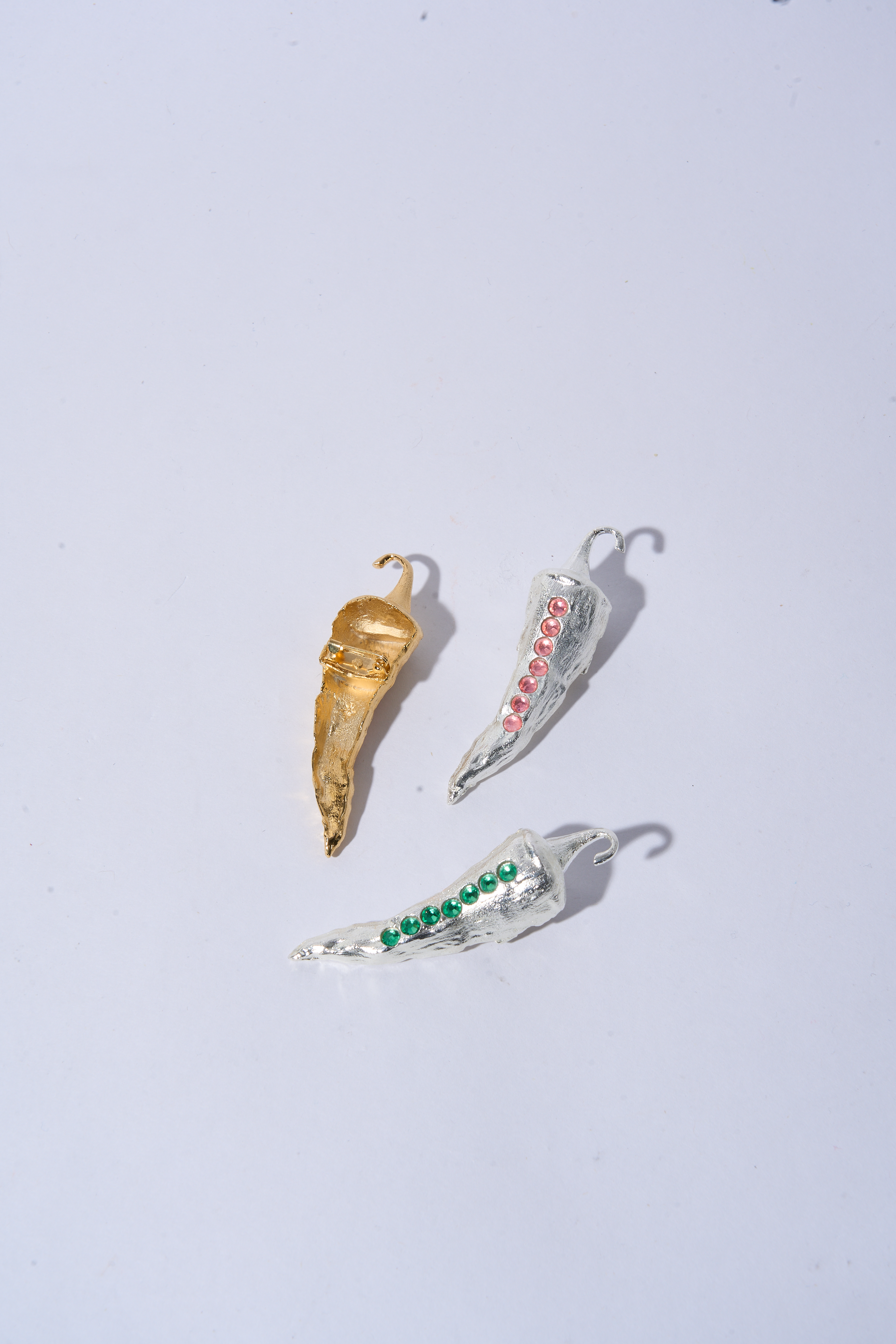 Prendedor Chile Plateado