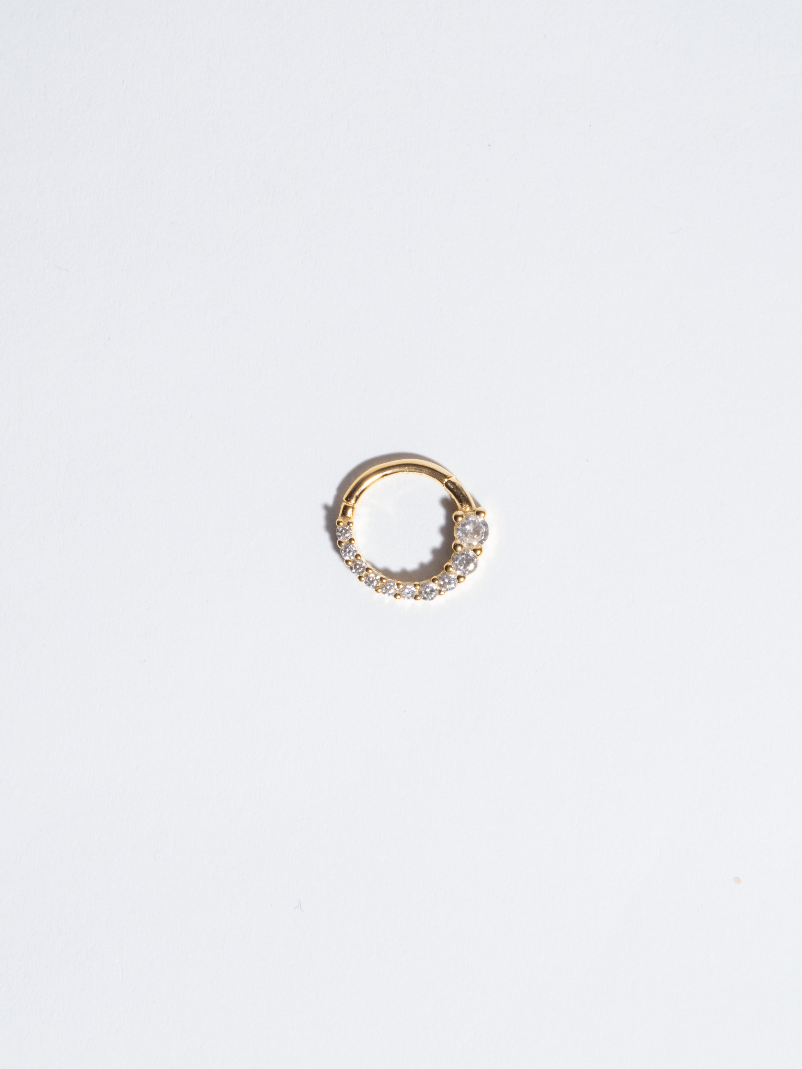 Piercing 6 black zircons