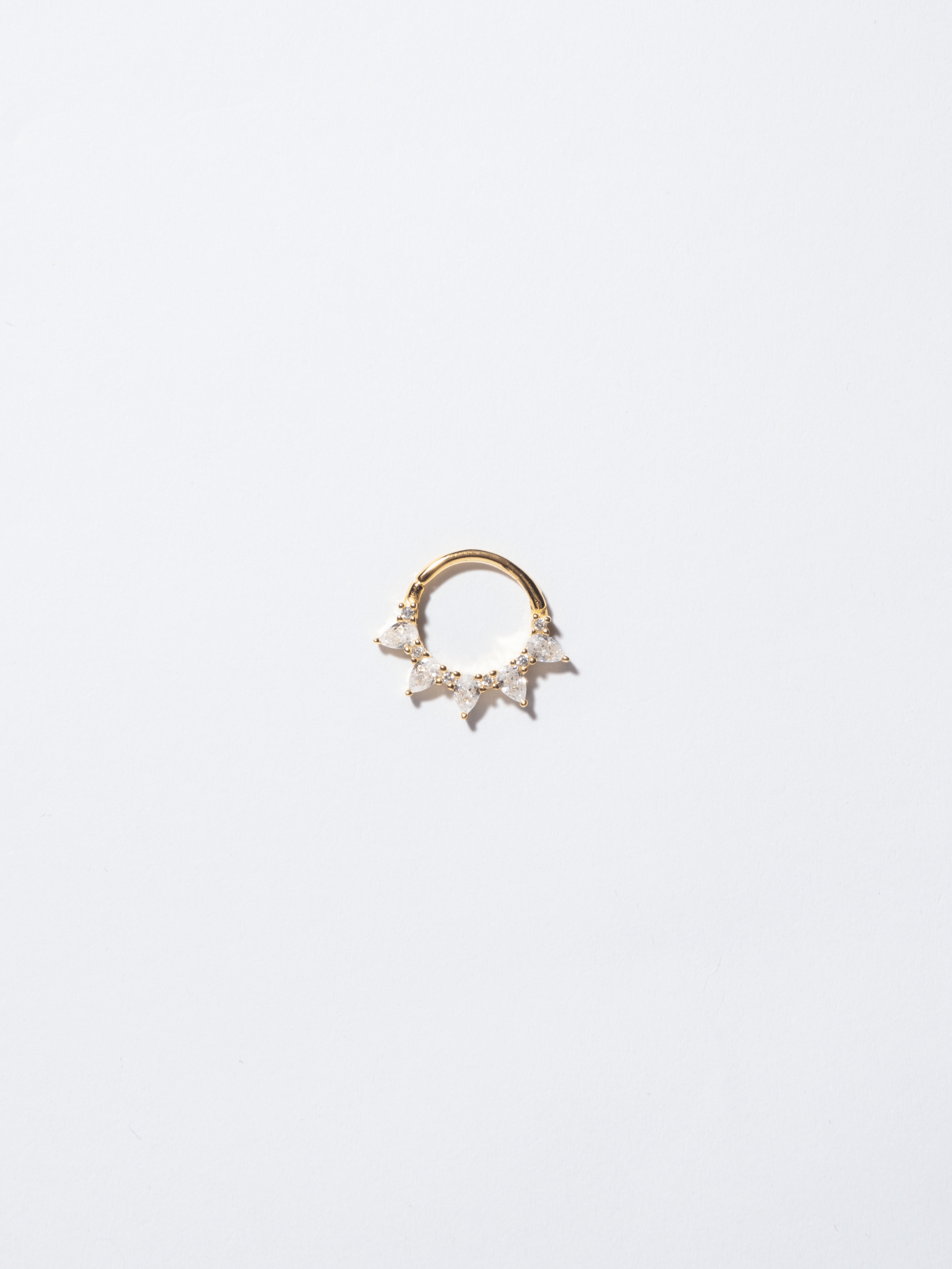 Piercing 6 black zircons
